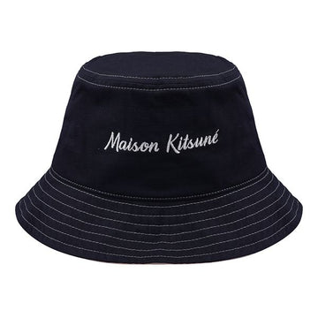 MAISON KITSUNE 23SS ワークウェア バケットハット ダークネイビー KU06108WW0074 P498 52771643 [P]