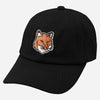 Maison Kitsune Large Fox Head Baseball Cap Black PM06100WW0096 P199 144348656 [P]