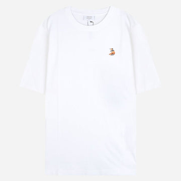 MAISON KITSUNE ドリーミングフォックス半袖TシャツホワイトQM00102KJ7026P100 155390951