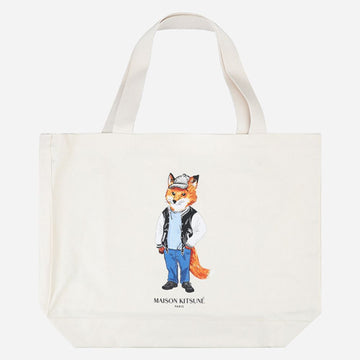 MAISON KITSUNE ドレッシング フォックス トートバッグ エクリュ PM05107WW9042 P700 149133575