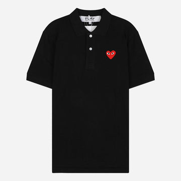 COMME DES GARCONS レッドハートポロシャツ ブラック AX T006 051 1 154581943