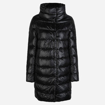 Herno Women's Dora Long Padded Black PI0177DIC 12017Z 9300 146339663