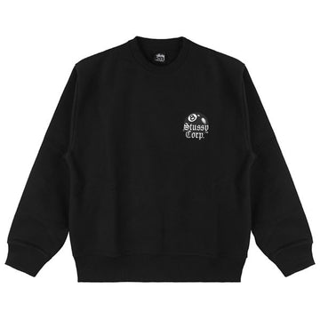 STUSSY 8-Ball Crewneck Sweatshirt 1914868 Schwarz 52187439 [P]