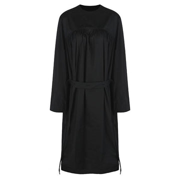 LEMAIRE ブラウスベルトワンピースキャビア DR454 LF839 BK997 41365180