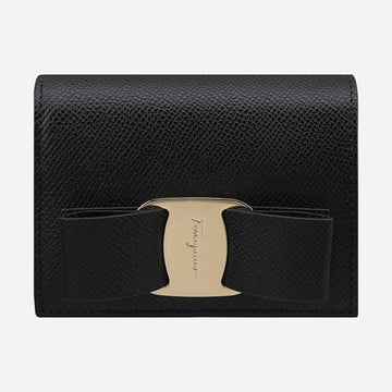 Salvatore Ferragamo 6S Coin Card Wallet Black 22D515 725300 151475708