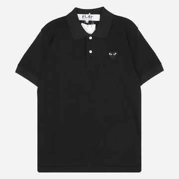 COMME DES GARCONS ポロシャツ ブラック ハート 5F 147586010 [P]