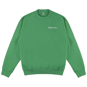 SPORTY & RICH クルーネックスウェットシャツ CR854VE VERDE 55872929