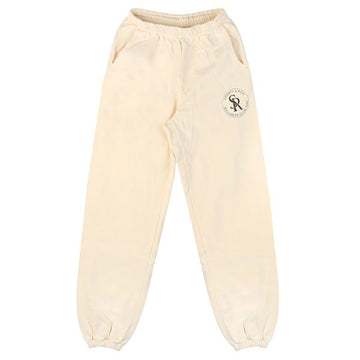 SPORTY & RICH ユニセックス ロゴ ジョガー トレーニング パンツ CREAM 55820107