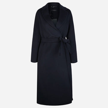 MaxMara Virgin Wool Coat Navy 2529016081600 012 144630903 [P]
