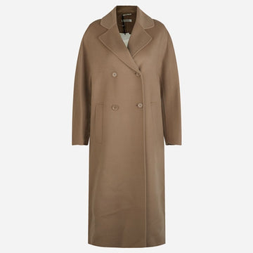 MaxMara Double Breasted Maxi Coat Camel 2429016061600 045 115933061