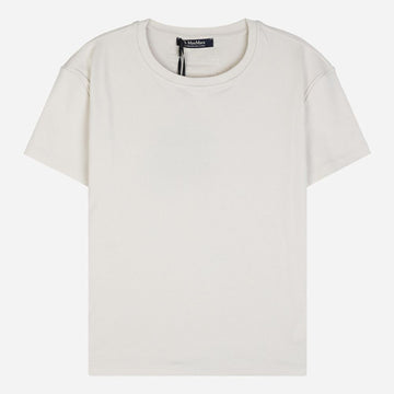 MAXMARA 6S ベラ コットン 半袖 Tシャツ サンド 2619971021600 012 155307453