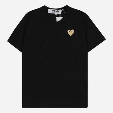 COMME DES GARCONS ゴールドハートTシャツ ブラック AX T216 051 1 147665704