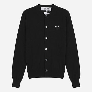 Comme Des Garcons 5F Black Heart Knit Cardigan Black AX N023 051 1 147404931
