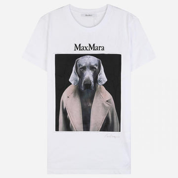 MAXMARA コットン半袖Tシャツ 2421946071600 015 115933034