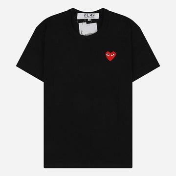 COMME DES GARCONS レッドハートTシャツ ブラック T108 051 1 154520924