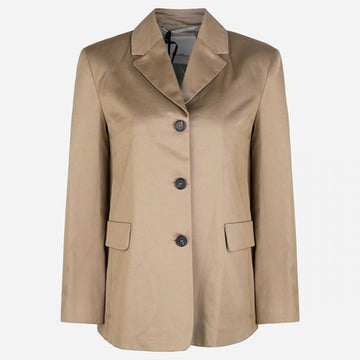 MAXMARA コットンギャバジンジャケット キャメル 2429046021600 002 115933095