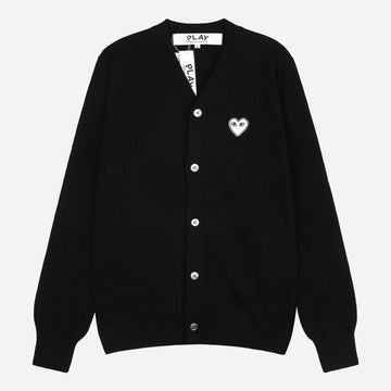 COMME DES GARCONS 6S ハート ニット カーディガン ブラック AX N062 051 1 154188146