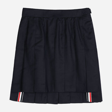 Thom Browne 5F Dropback Pleated Mini Skirt Navy FGC402V 00626 415 139274061