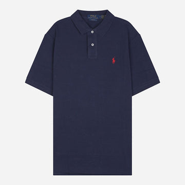 POLO RALPH LAUREN PK Kurzarm-T-Shirt mit rotem Pony-Logo für Herren in Marineblau 710783656 012 154581950