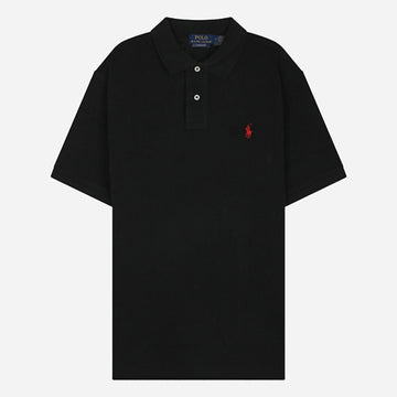 Polo Ralph Lauren Men's Red Pony Logo PK Short Sleeve Black 710783656 020 154581951