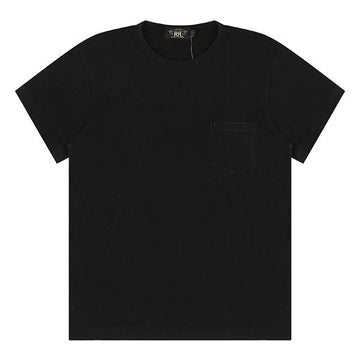 RRL コットンクルーネックTシャツブラック 782504861 001 55873004