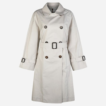 MaxMara Double-Breasted Trench Coat Natural 155509234
