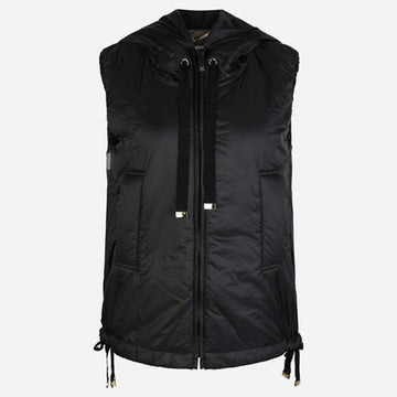 MAXMARA グリーンゴー フーデッド パディング ベスト ブラック 2529296024600 009 144729982