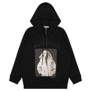 MAXMARA リロ コットン フード Tシャツ ブラック 2319260139600 004 115933081