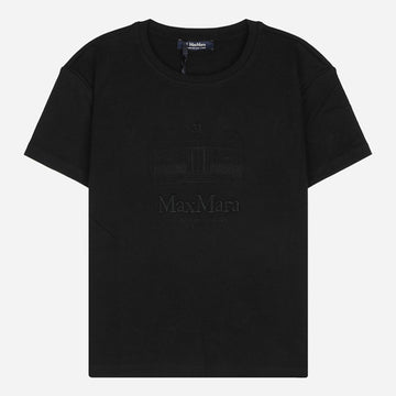 MAXMARA ベルラ コットン 半袖 Tシャツ ブラック 2619971021600 011 155307440 [P]