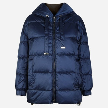 MAXMARA Felice Hooded Water-Repellent Padded Jacket Navy 148401404 [P]
