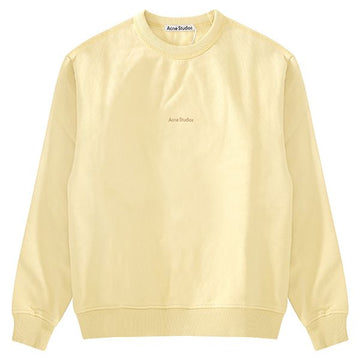 Acne Studios Crewneck Logo Sweatshirt Vanilla Yellow AI0067 ABV 140048252