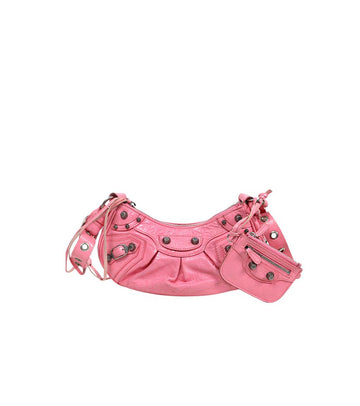 BALENCIAGA XS Pink Le Cagole Schultertasche 57933 155739824