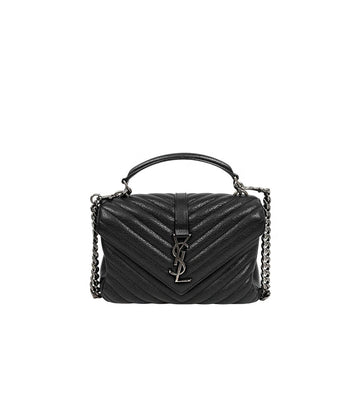 SAINT LAURENT Schwarze College-Kette Schultertasche 57936 155739829