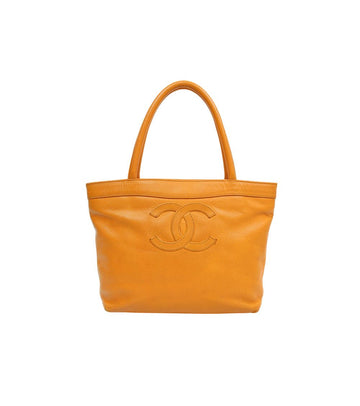 CHANEL Gelbe Caviar Big CC Schultertasche 54906 155739851