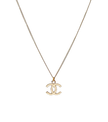 CHANEL アイボリー CC ゴールド ネックレス 53007 155740707