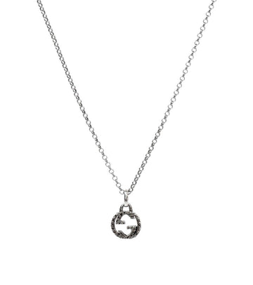 GUCCI Interlocking G Halskette Silber 51613 155740795
