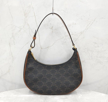 Celine Triope Canvas Calfskin Tan 193952BZJ 153194639