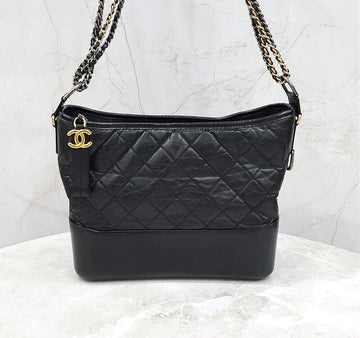CHANEL ブラック ガブリエル ホーボーバッグ ミディアム 26番 139797665