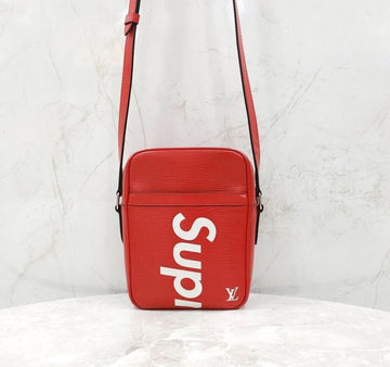 Louis Vuitton Limited Edition Red Epi Danube Crossbody Bag 153900758