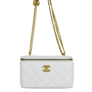 CHANEL キャビア ハートボール ヴァニティ クロスボディバッグ 13991 155753940