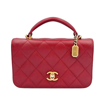 CHANEL キャビア トップハンドル ミニ クロスバック AS4284 8731848286 155754506