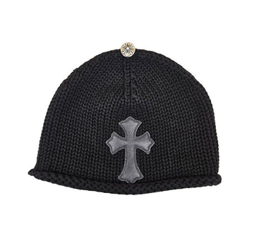 CHROME HEARTS レザーパッチビーニー I12LMDUI 155762031