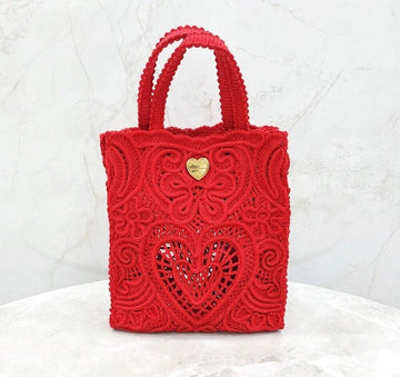 DOLCE & GABBANA Cordonetto Small Lace Shopper 139601022