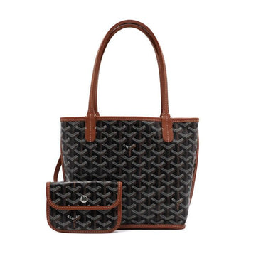GOYARD ブラックタン SAC ANJOU ミニ トートバッグ aa63523 155790474