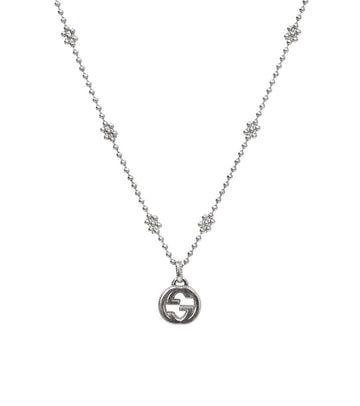 GUCCI ボールドインターロッキングG シルバーネックレス 52809 155840782
