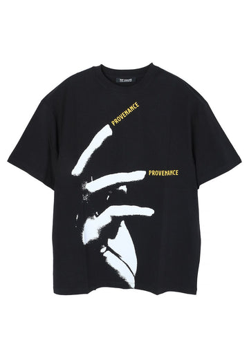 RAF SIMONS ネイルプリントオーバーサイズTシャツ222M133190050099 41009503