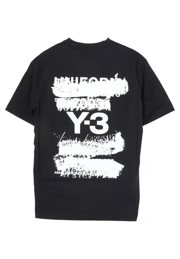 YOHJI YAMAMOTO Y3 U GFX SS Tシャツ ブラック JN4879 127324139