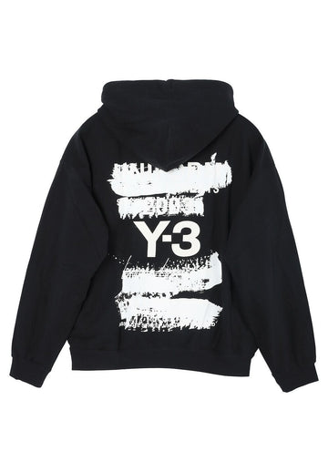 YOHJI YAMAMOTO Y3 U GFX Hoodie Schwarz JN4882 127325587