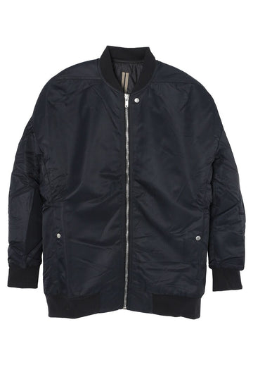 Rick Owens DRKSHDW JUMBO Flight Jacket Black DU02C5776 BR 09 61981926