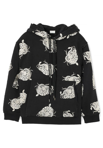 Dries Van Noten HAXEL Embroidered Hoodie Black 51449232